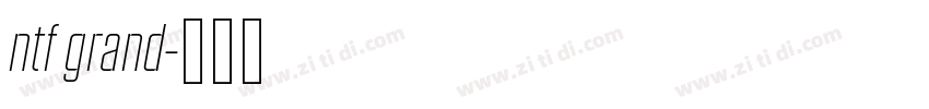 ntf grand字体转换